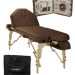 Table de massage pliante bois dossier relevable AMARA SUPREME