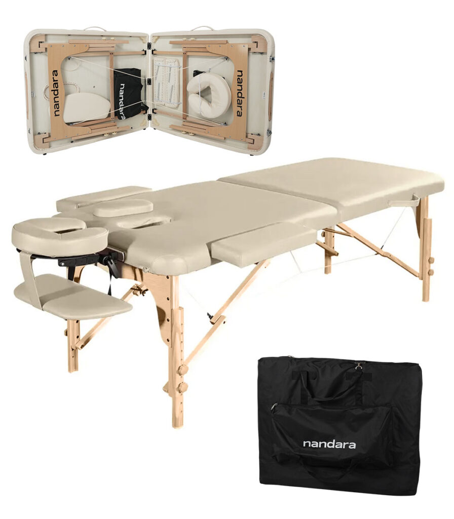 Table de massage pliante bois – FLOW