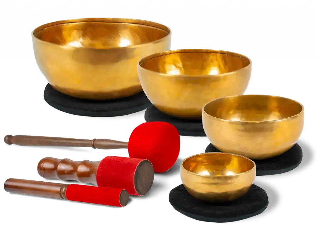 bols chantants tibétains, la suite naturelle des cymbales tibétaines en cabine