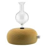Diffuseur d’huiles essentielles en bois et en verre