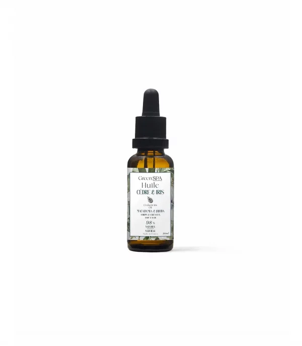Green Spa Cedar & Iris massage oil