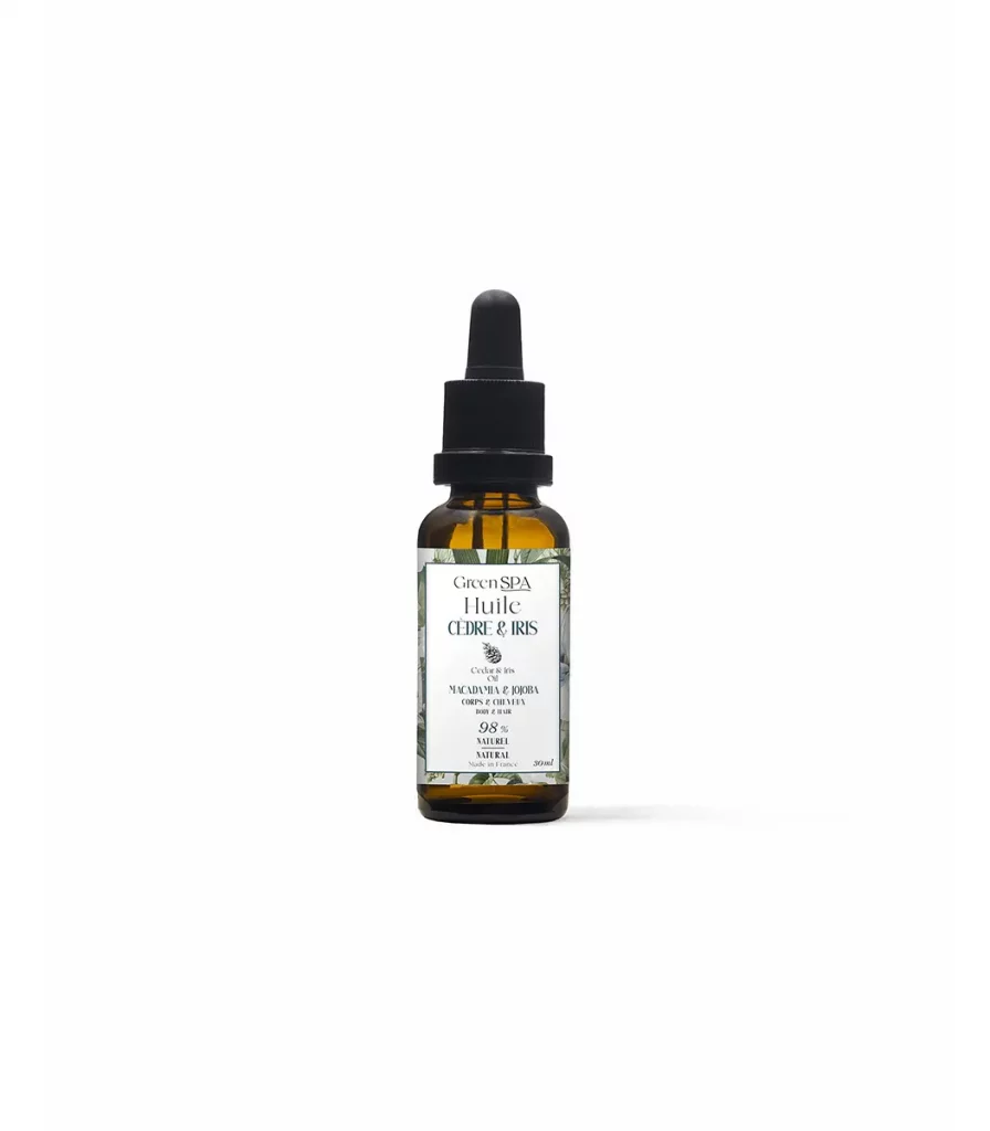Green Spa Cedar & Iris massage oil
