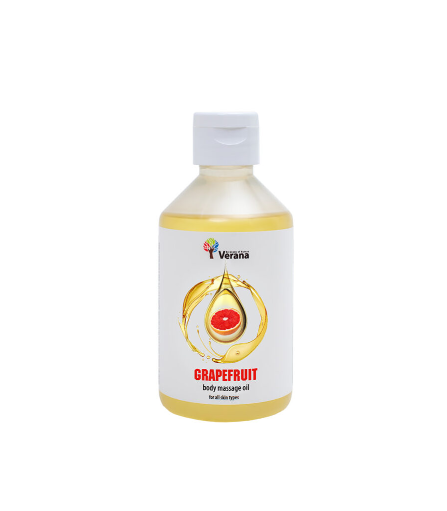 Huile de massage naturelle Pamplemousse – 250 mL