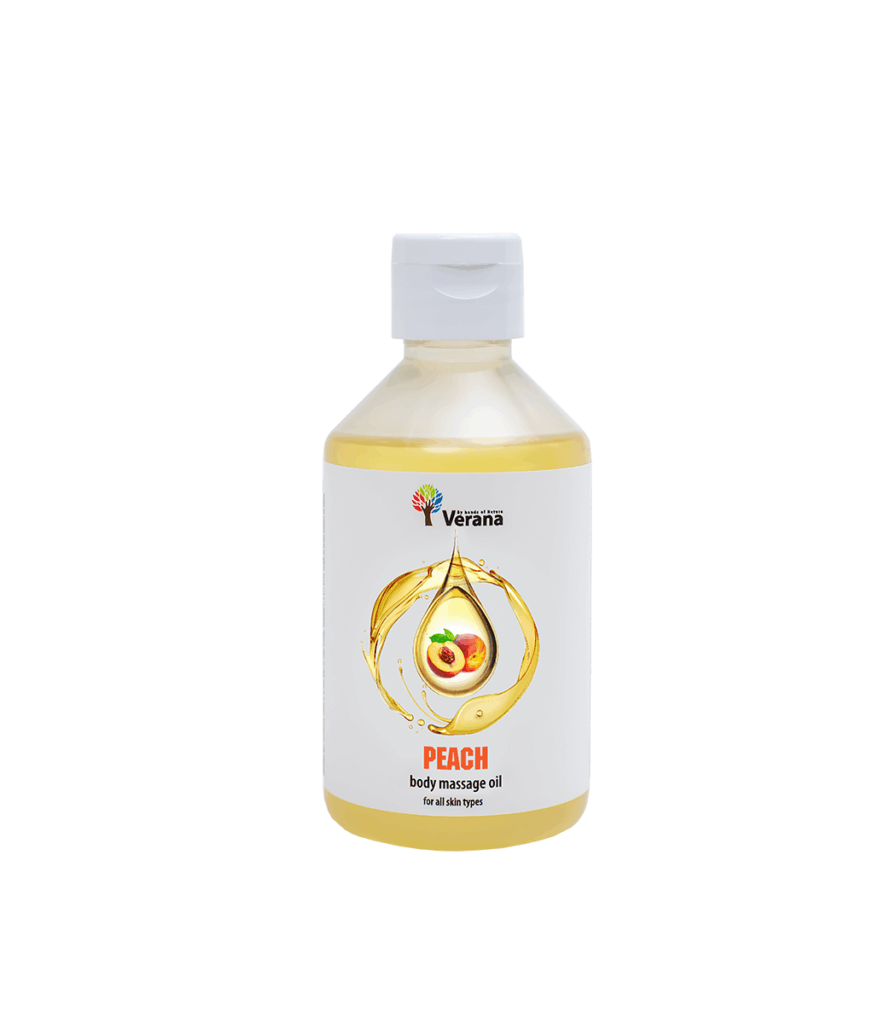 Huile de massage naturelle Pêche - 250 mL