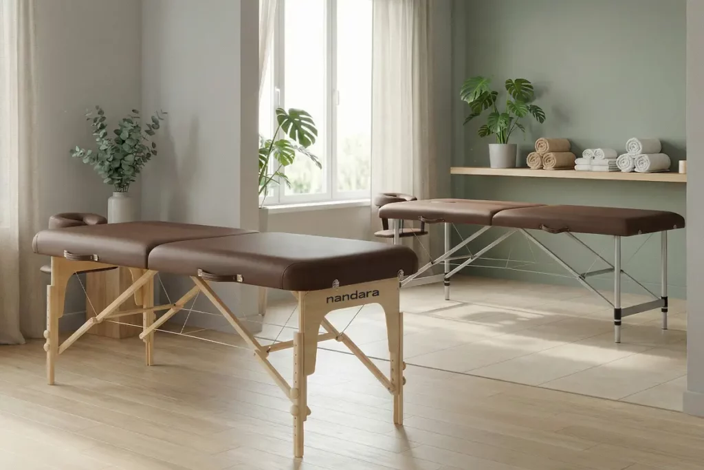 Choisir entre table de massage en aluminium ou bois