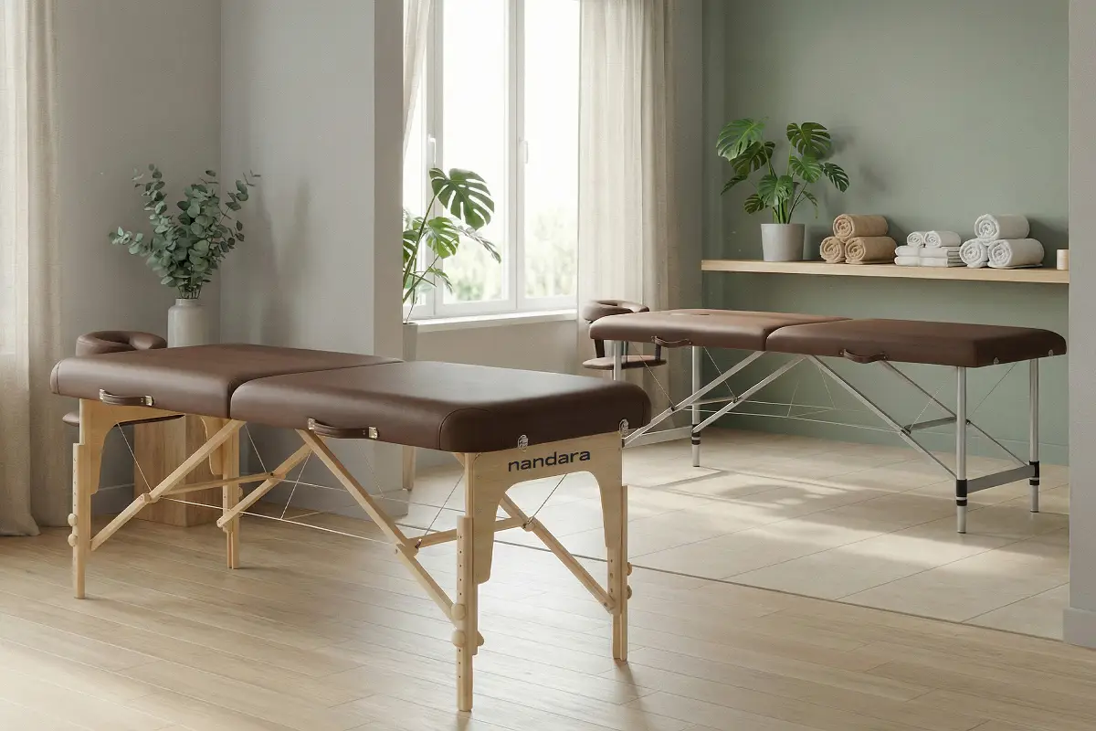 Choisir entre table de massage en aluminium ou bois