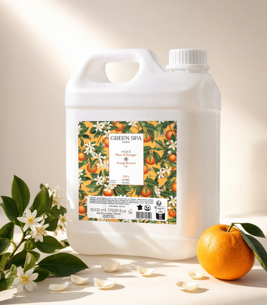 Huile de massage Fleur d Oranger 5 litres Green Spa